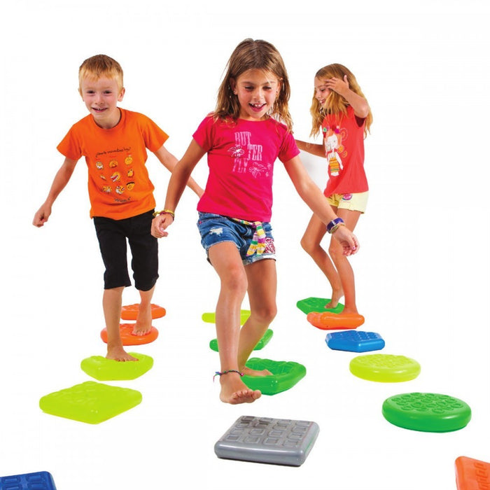 Balansēšanas pēdu paliktņu komplekts (6 figūras) - bērnu sporta inventārs