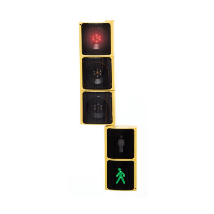 Luksofors transportlīdzekļiem un gājējiem ar tālvadības pulti