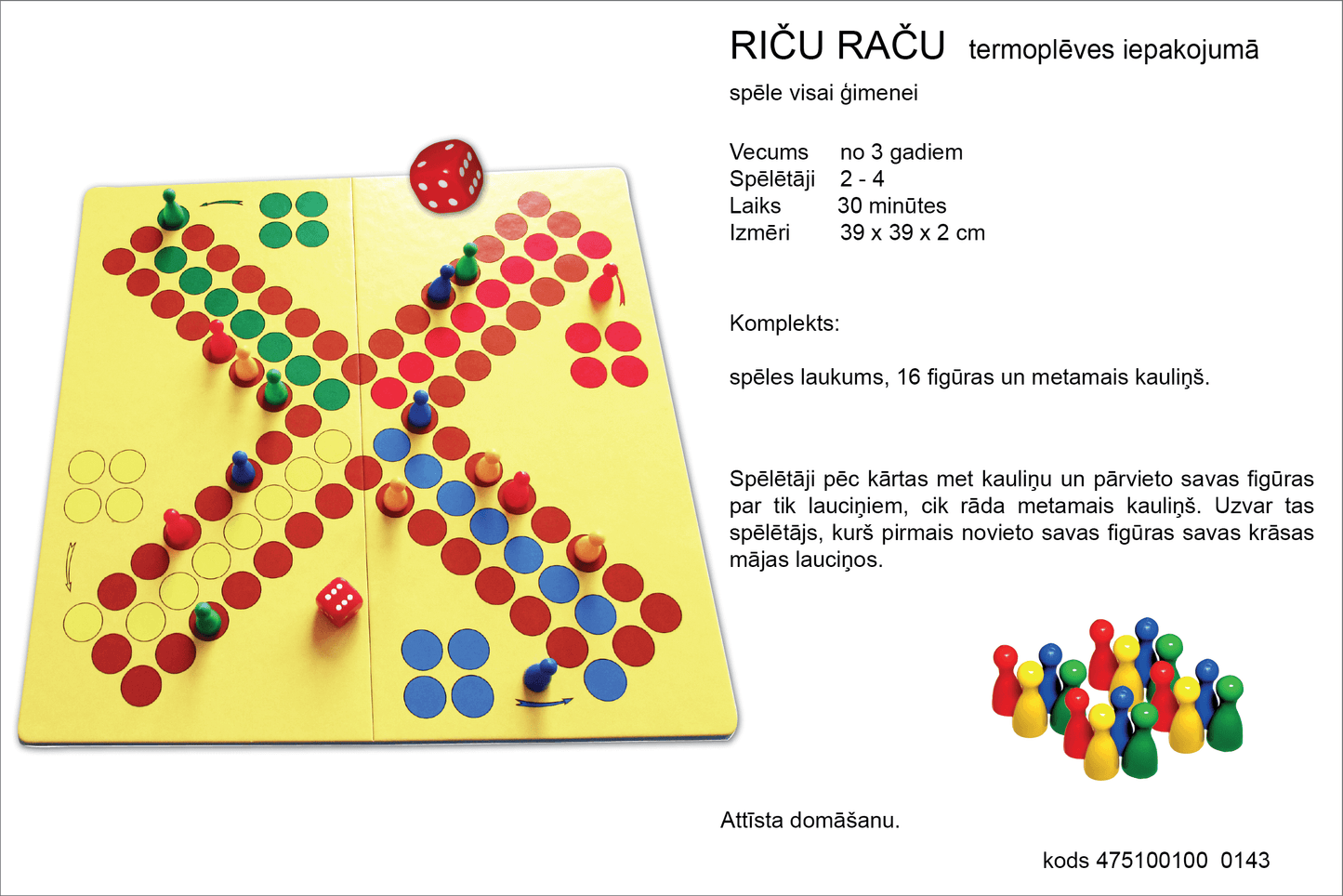 ROBINS galda spēle "Riču Raču"