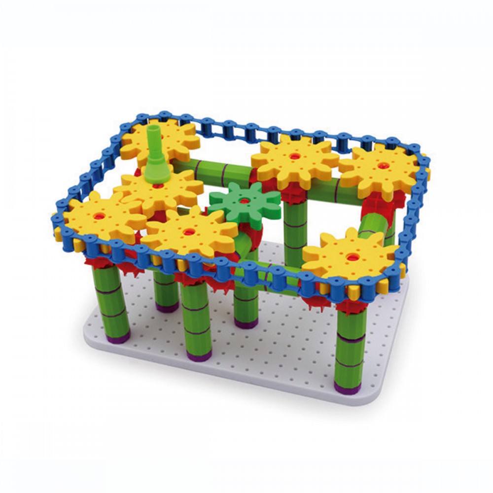 3D pārnesumu zinātnes konstruktors, 340 detaļas