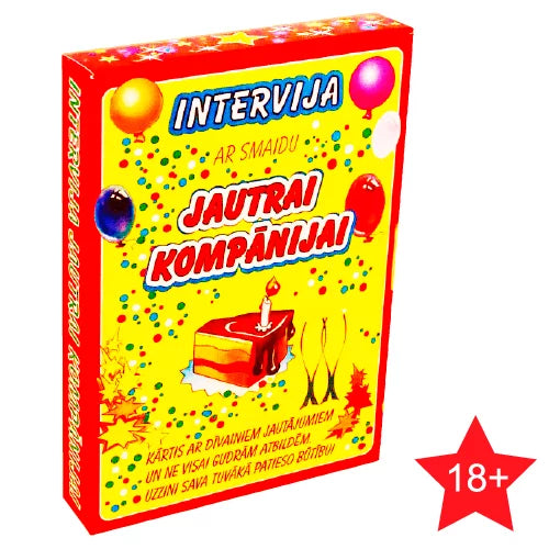 ROBINS galda spēle 18+ "Intervija jautrai kompānijai"