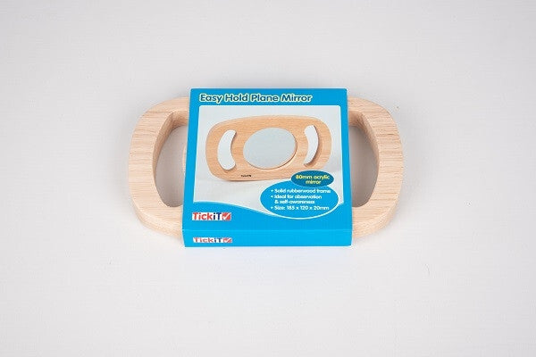 Viegli turams plaknes koka spogulis 185x120x20 mm
