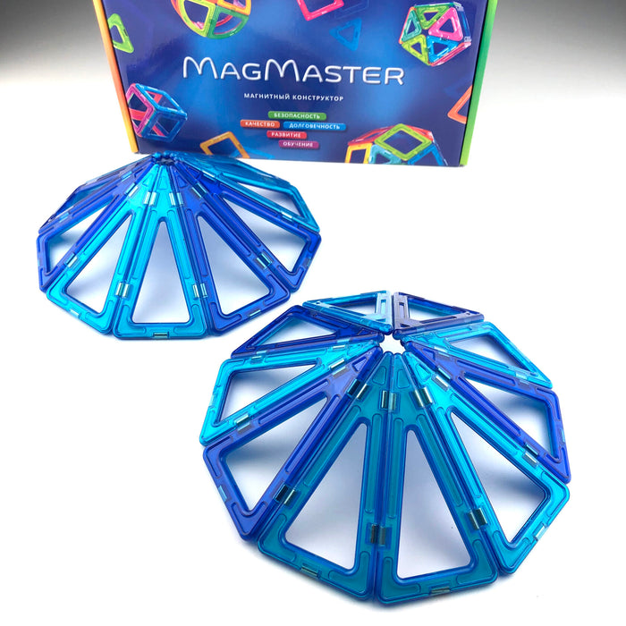 Augstais trīsstūris - magnētu konstruktors MagMaster (20 gab.)