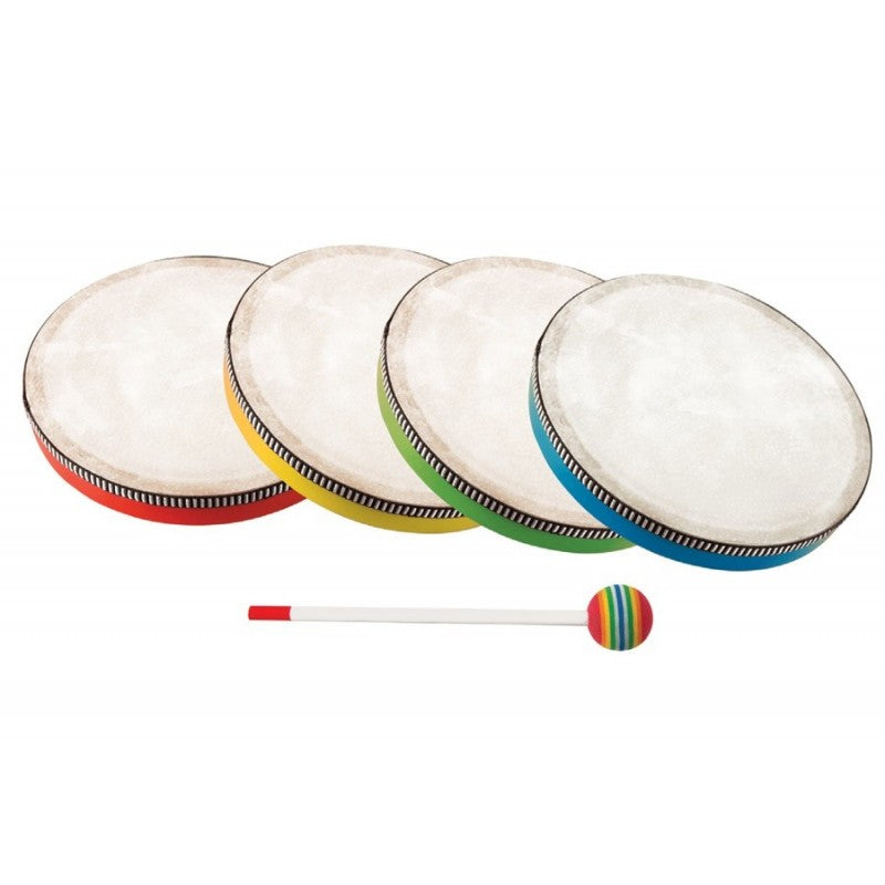 Rokas bungas bērniem no koka, ar vālīti, zila, Ø 20 cm (1 gab.)